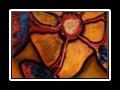 Vulkan der Meere 90x90 cm Acrylmischtechnik auf Leinwand