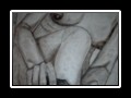 100x60 cm Kohle auf Leinwand
